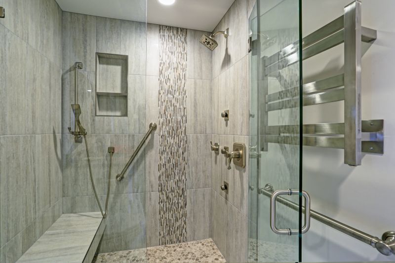 Modern Shower with Bench