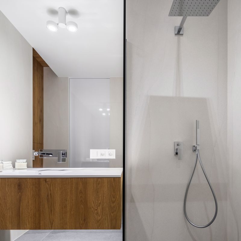 Luxury Shower with Multiple Fixtures
